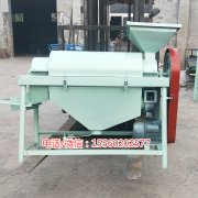 水稻脫芒機，黑龍江水稻打毛機、家用水稻去芒機，水稻脫芒機裝車