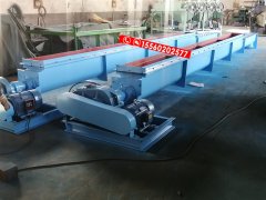 無軸螺旋輸送機，含水量30%污泥輸送機，LS320-8米無軸螺旋輸送機